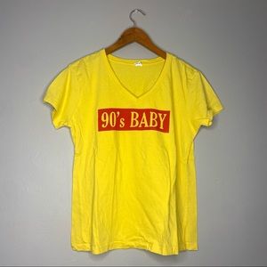 565 Windsor 90’s Baby V-Neck Graphic Tee B